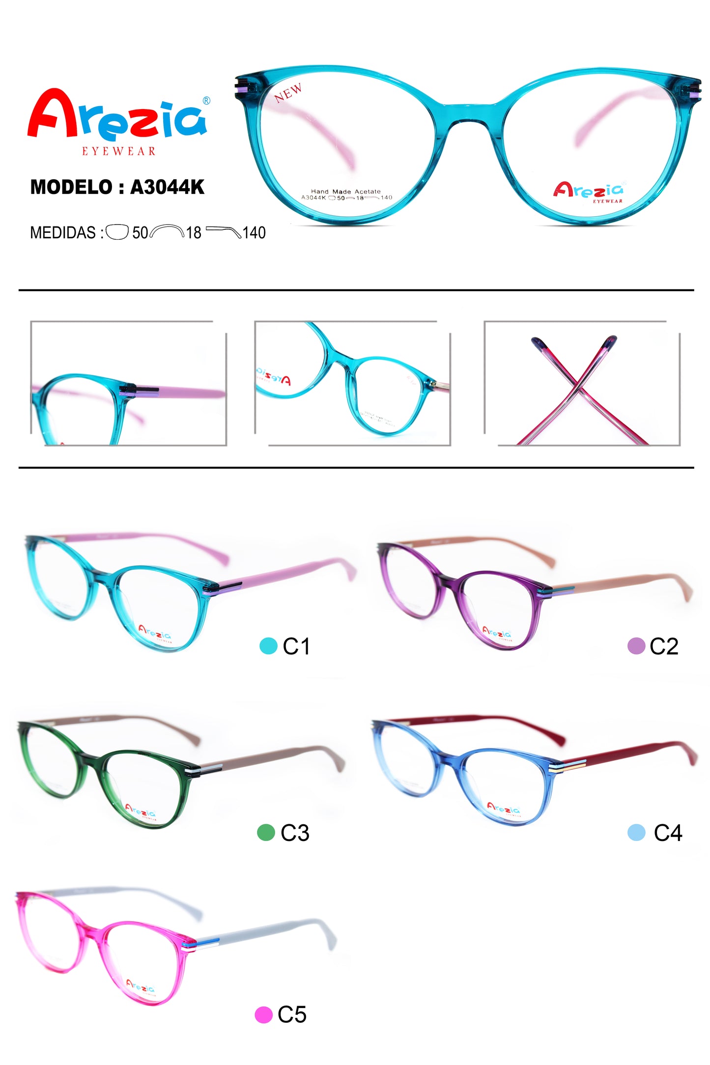 AREZIA ACETATO A3044K