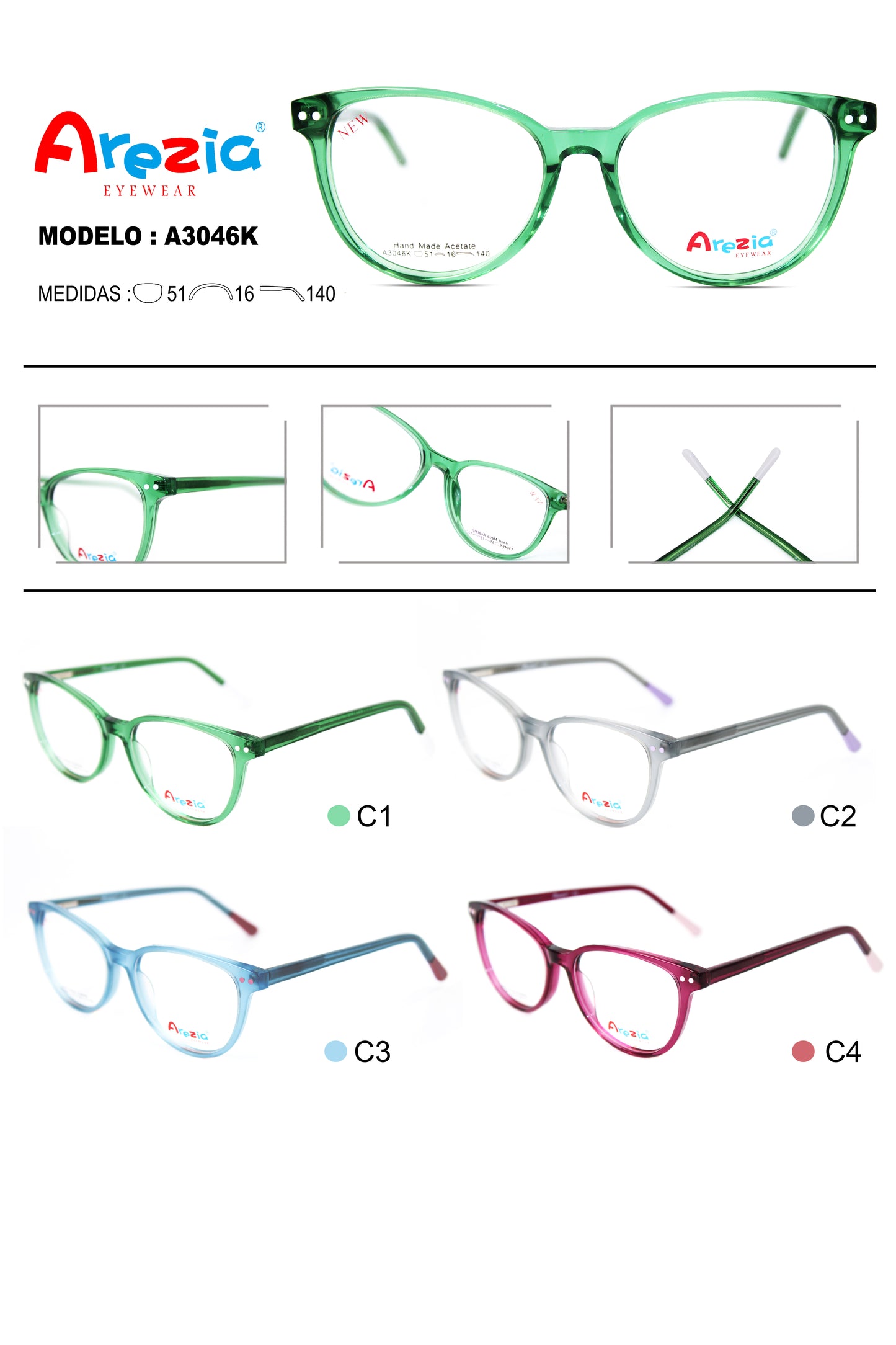 AREZIA ACETATO A3046K