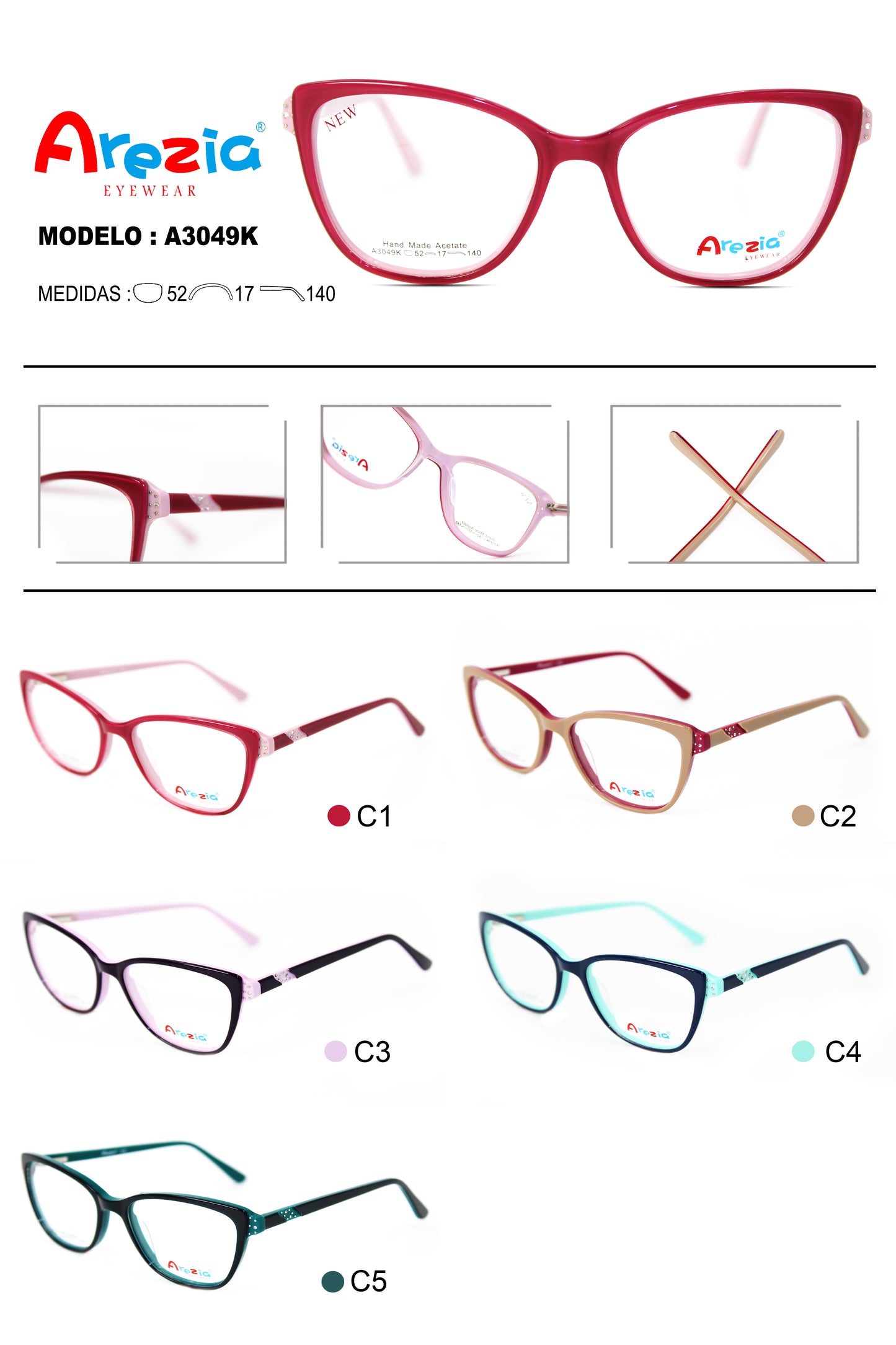 AREZIA ACETATO A3049K