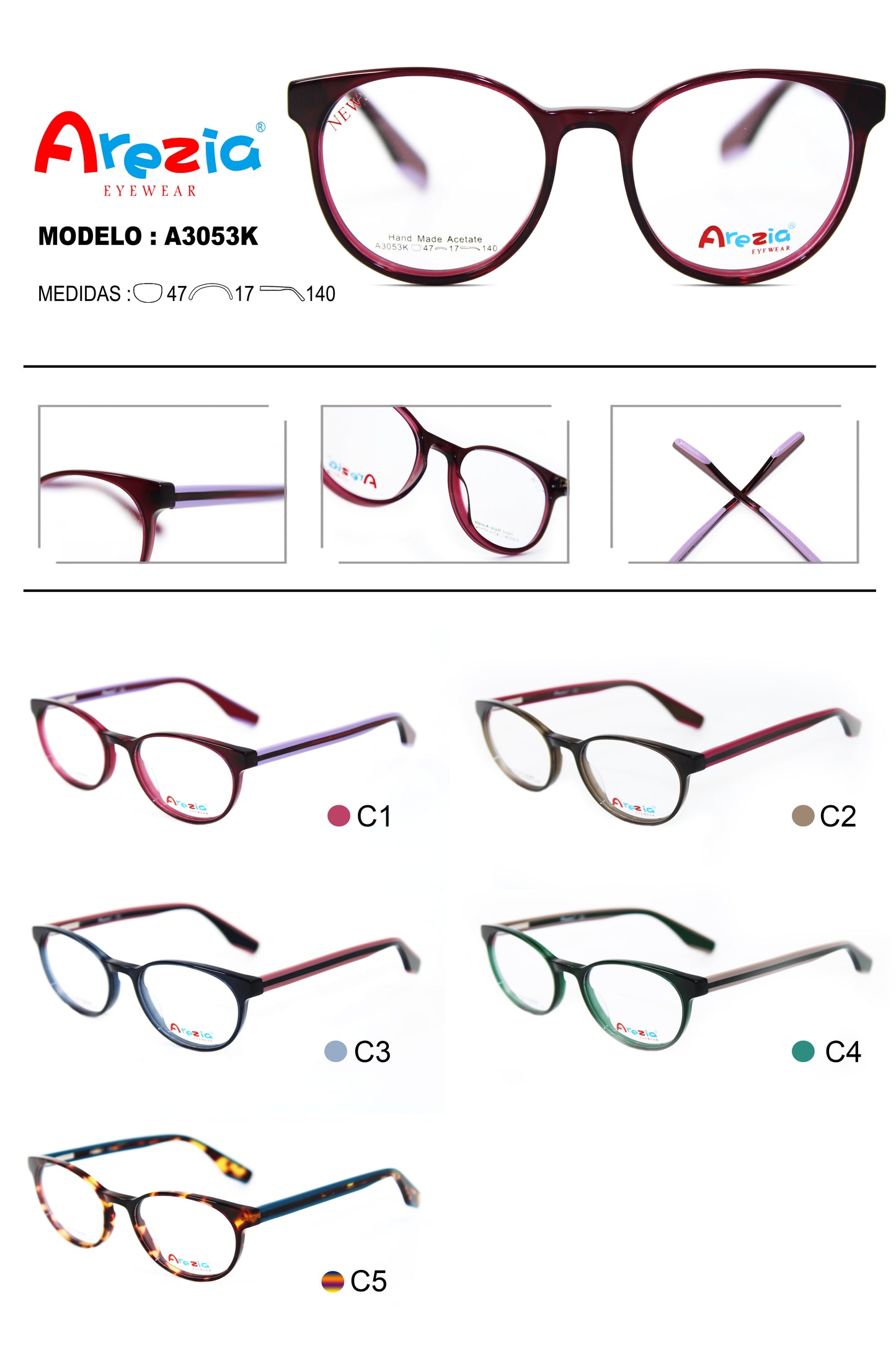 AREZIA ACETATO A3053K