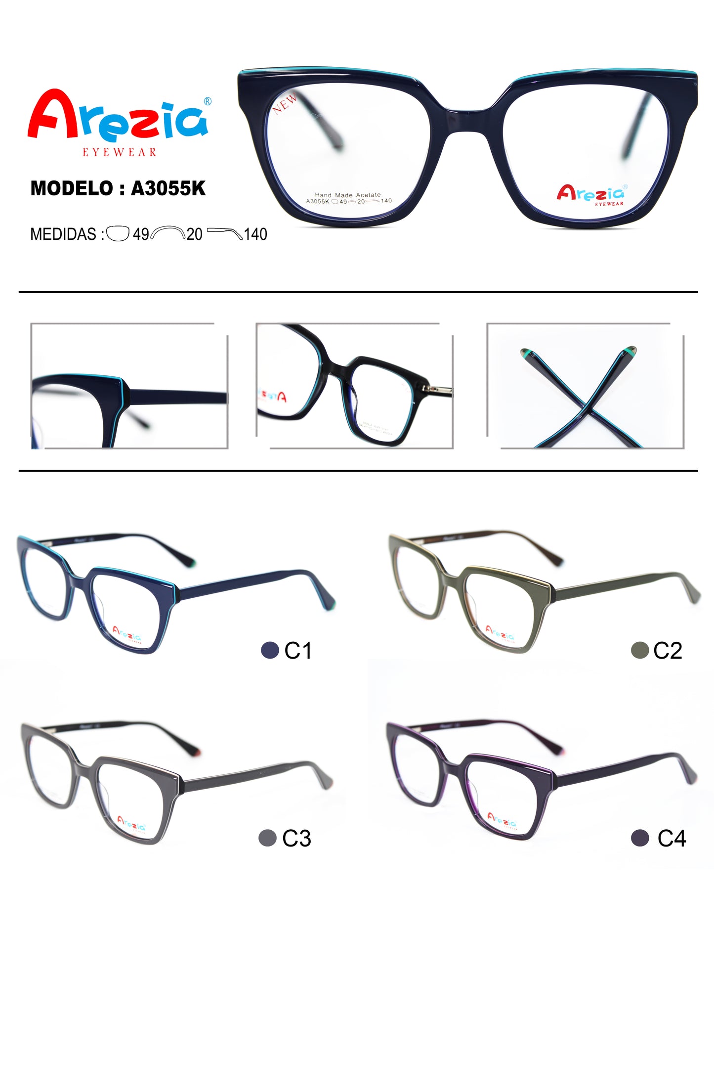 AREZIA ACETATO A3055K