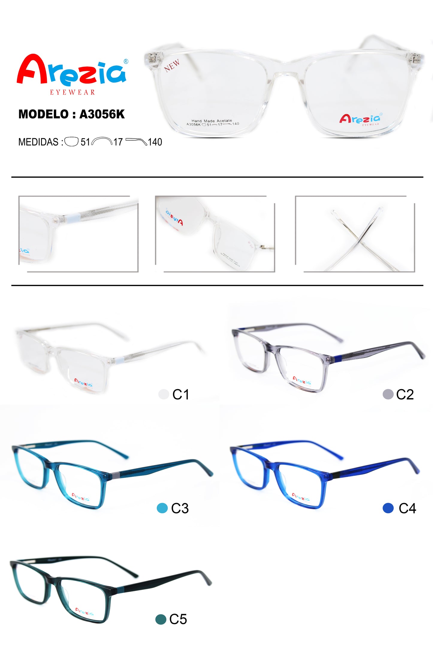 AREZIA ACETATO A3056K