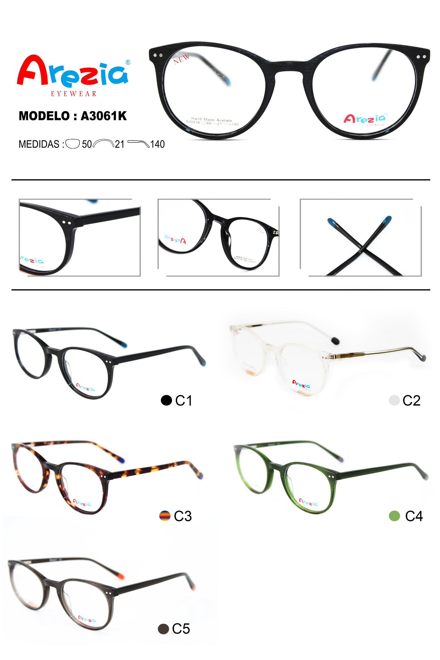 AREZIA ACETATO A3061K