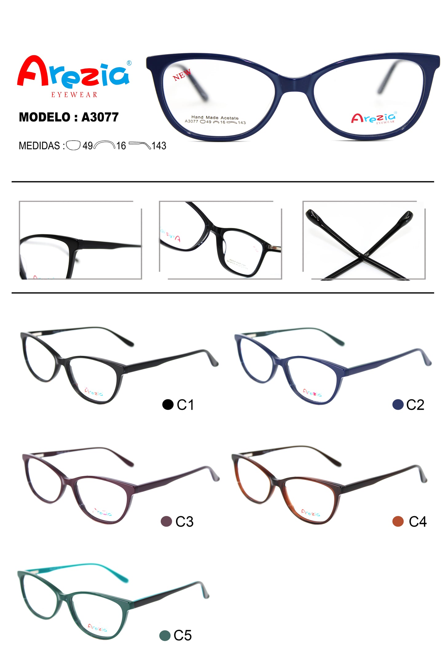 AREZIA ACETATO A3077K