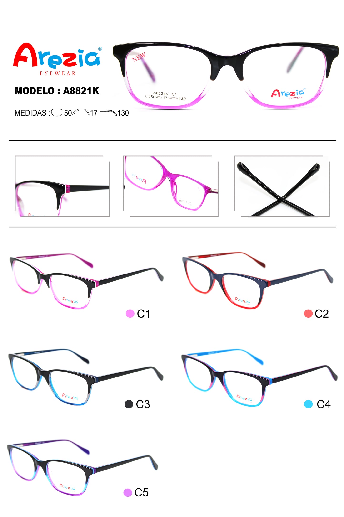 AREZIA ACETATO A8821K