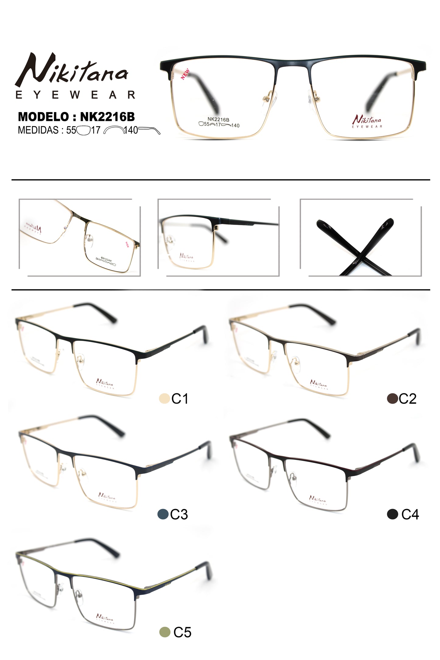 NIKITANA METAL NK2216B