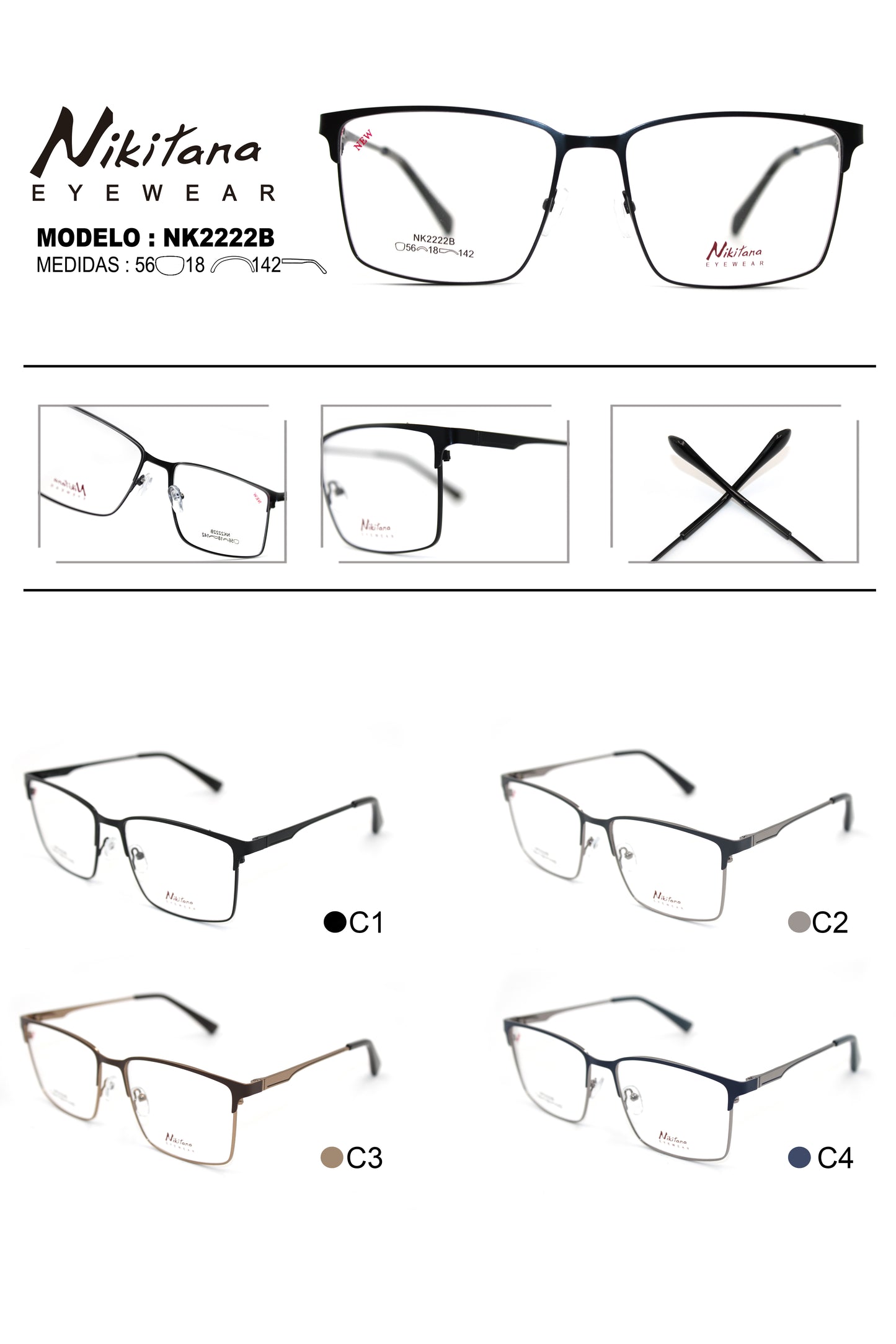 NIKITANA METAL NK2222B