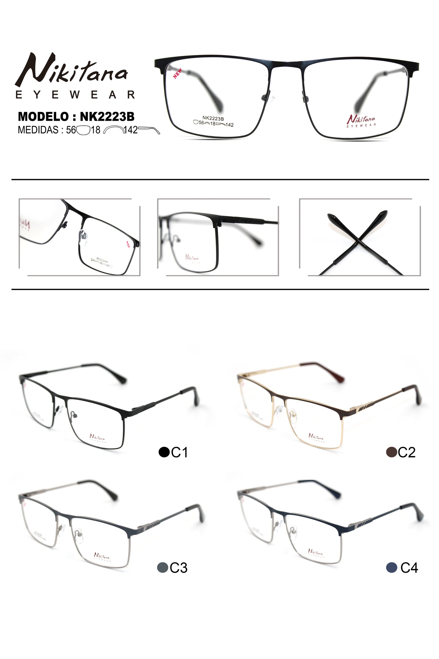 NIKITANA METAL NK2223B