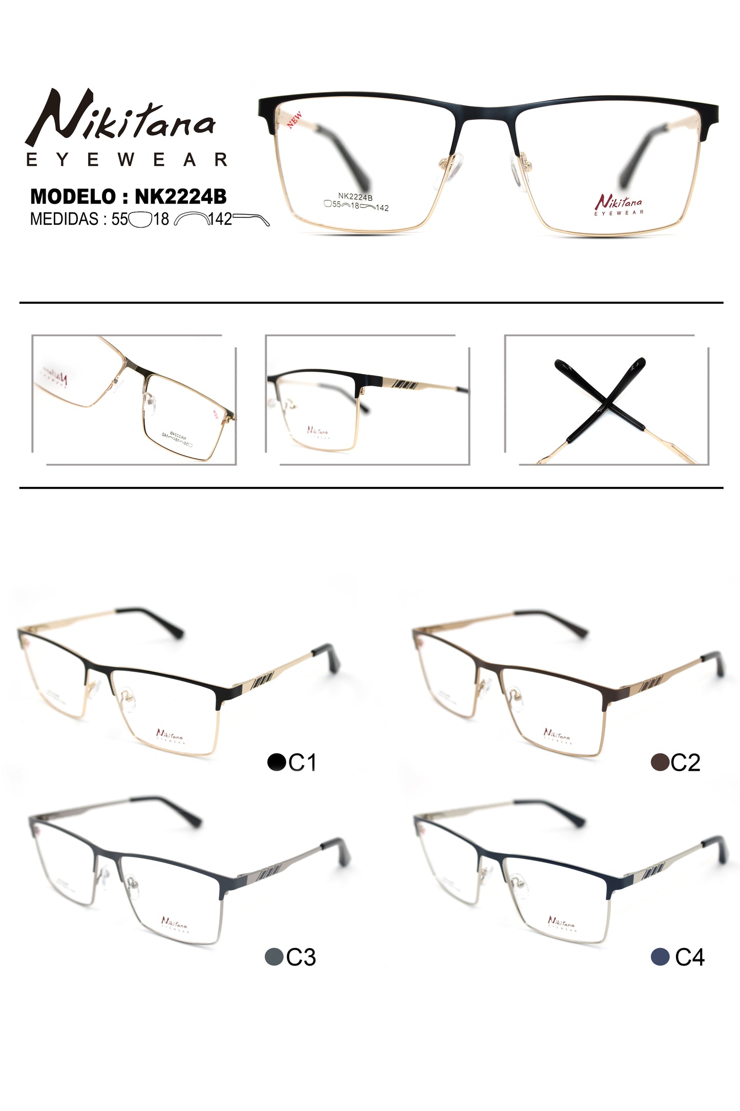 NIKITANA METAL NK2224B