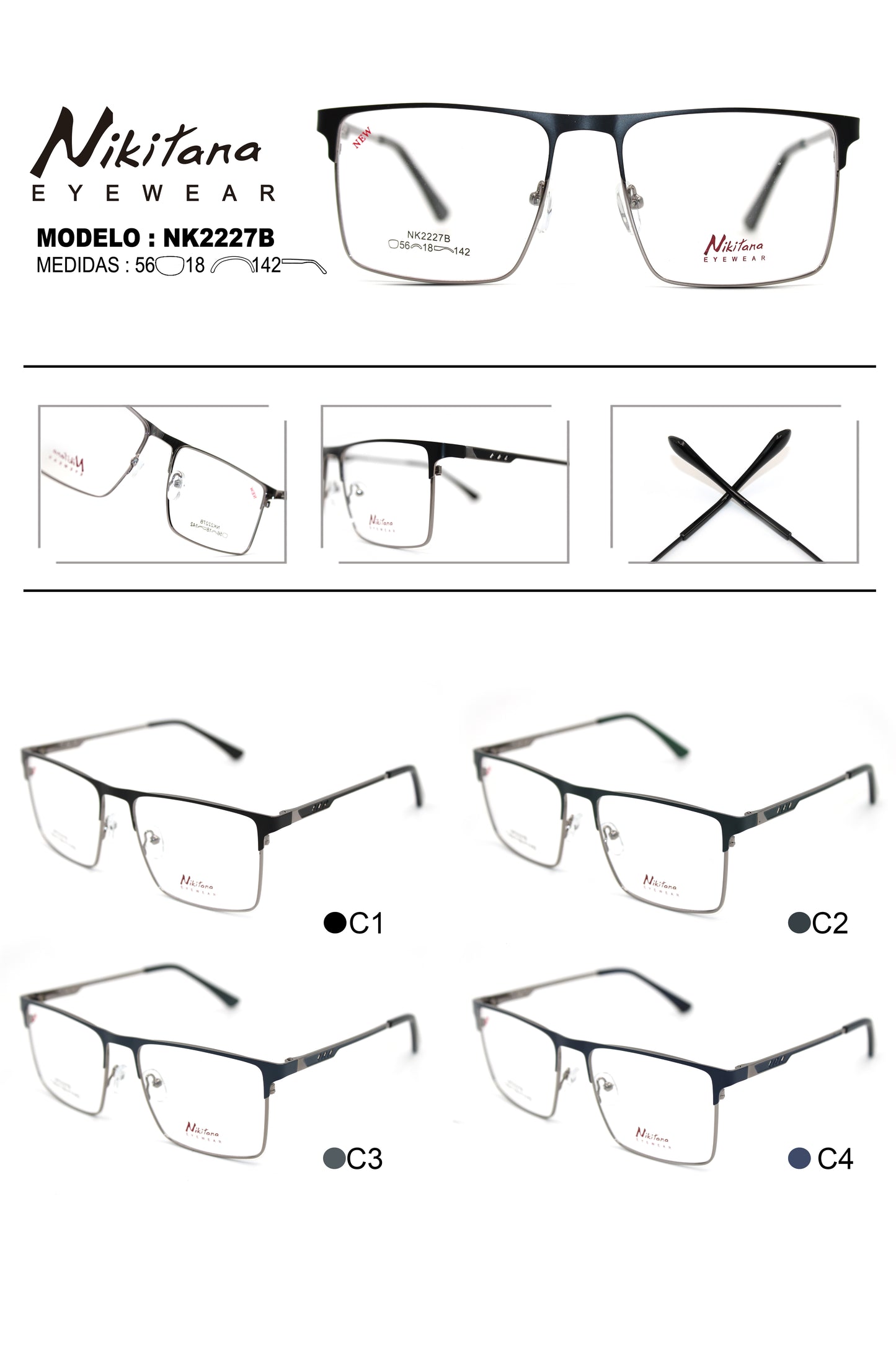 NIKITANA METAL NK2227B