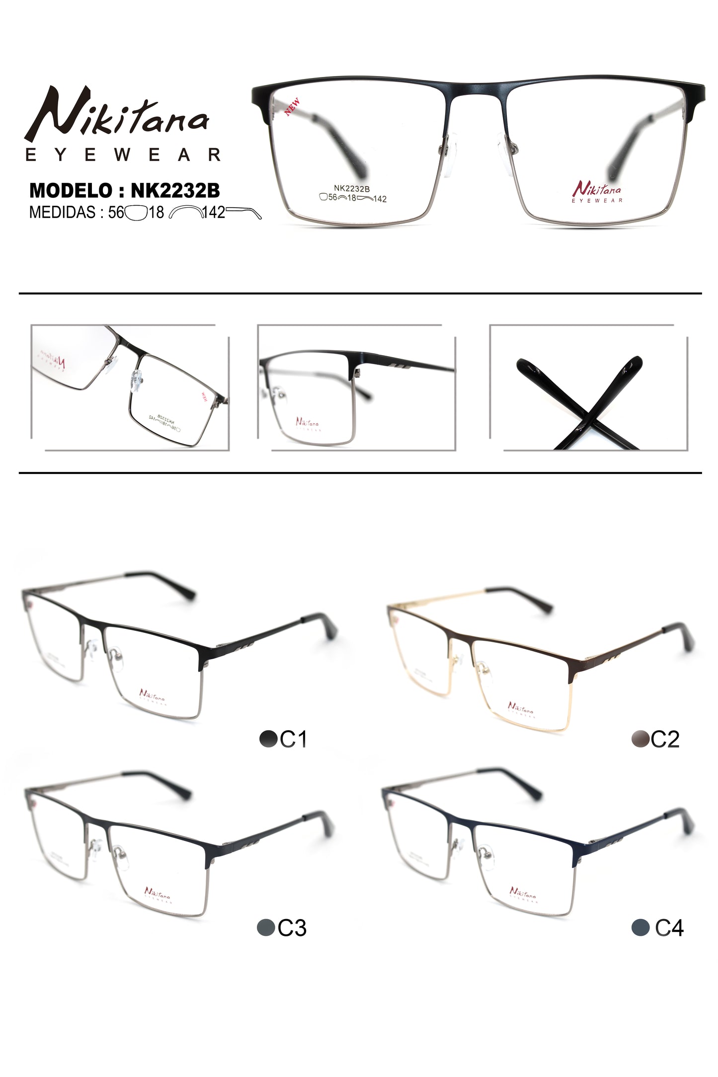 NIKITANA METAL NK2232B