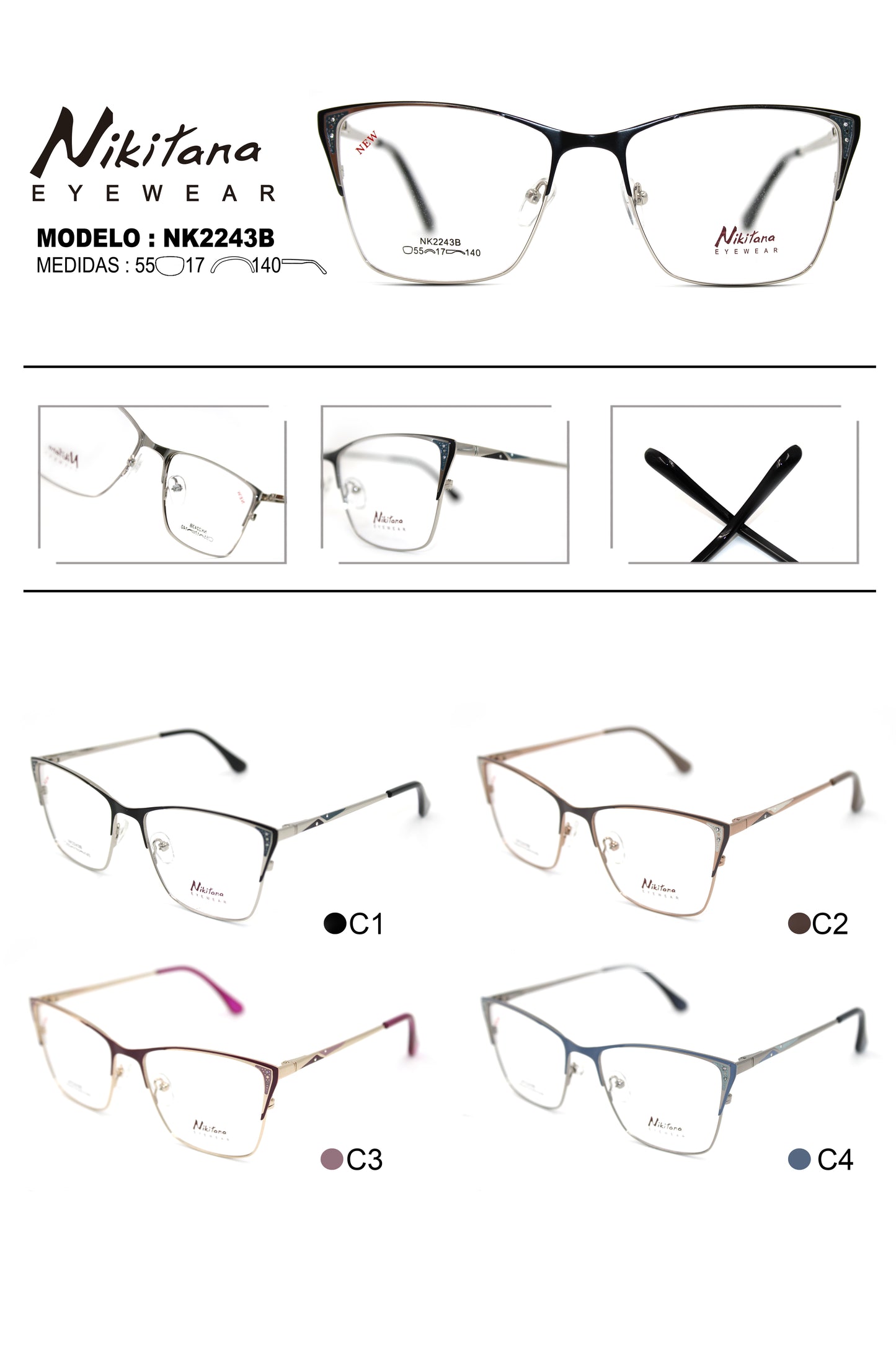 NIKITANA METAL NK2243B