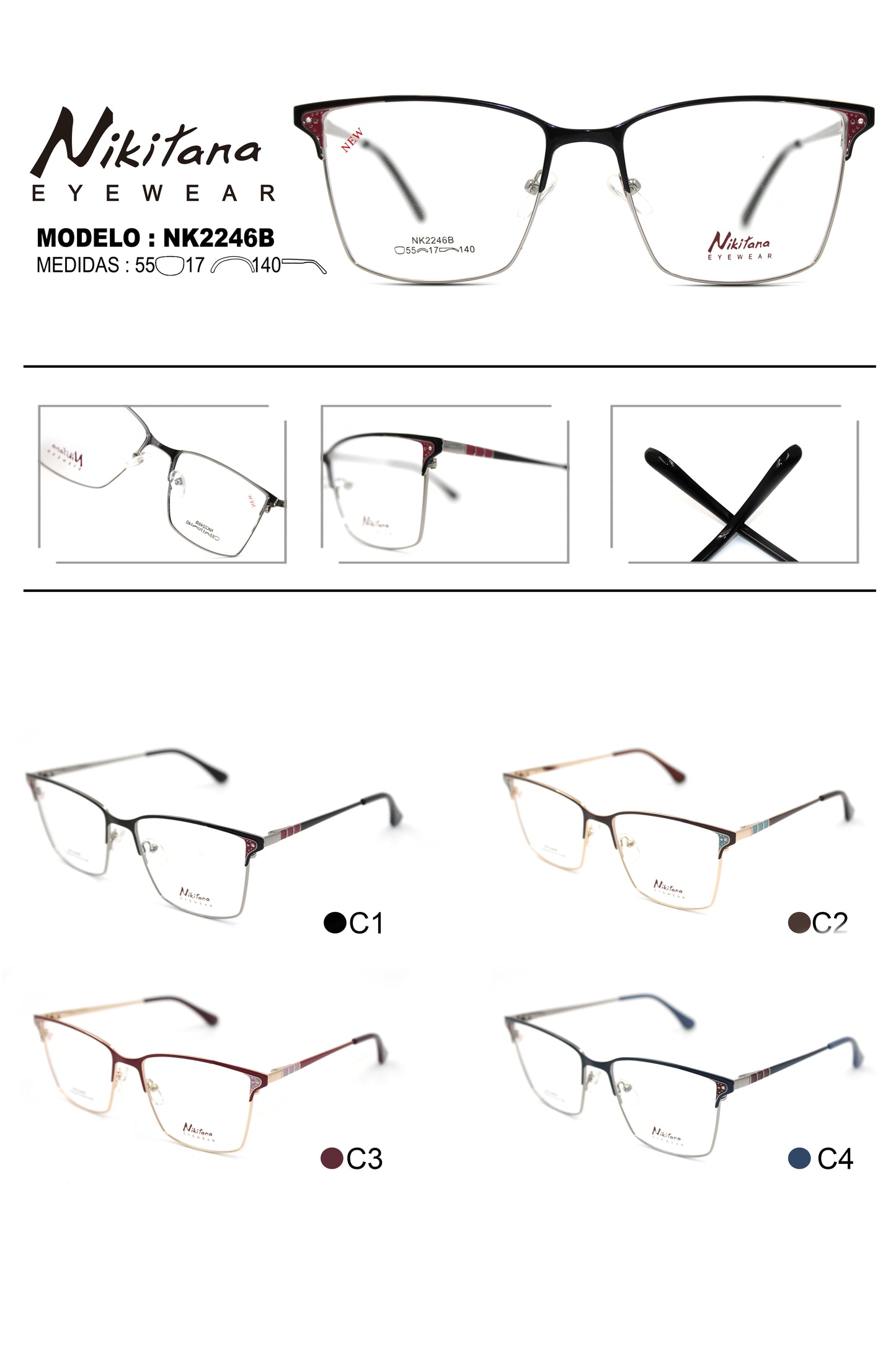 NIKITANA METAL NK2246B