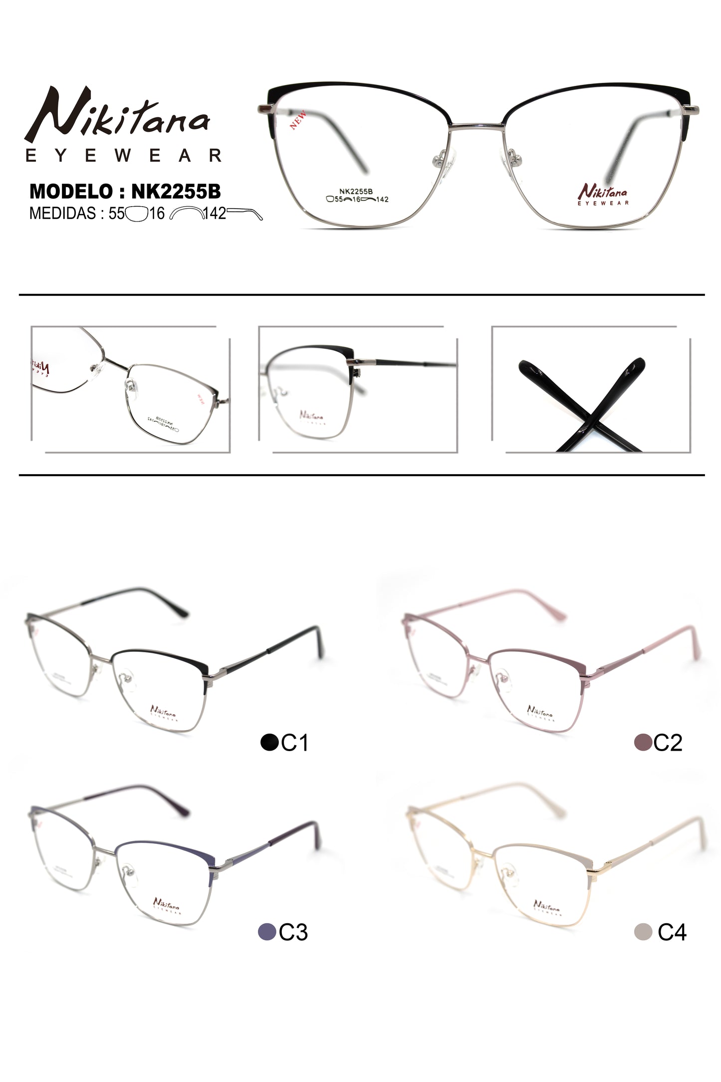 NIKITANA METAL NK2255B