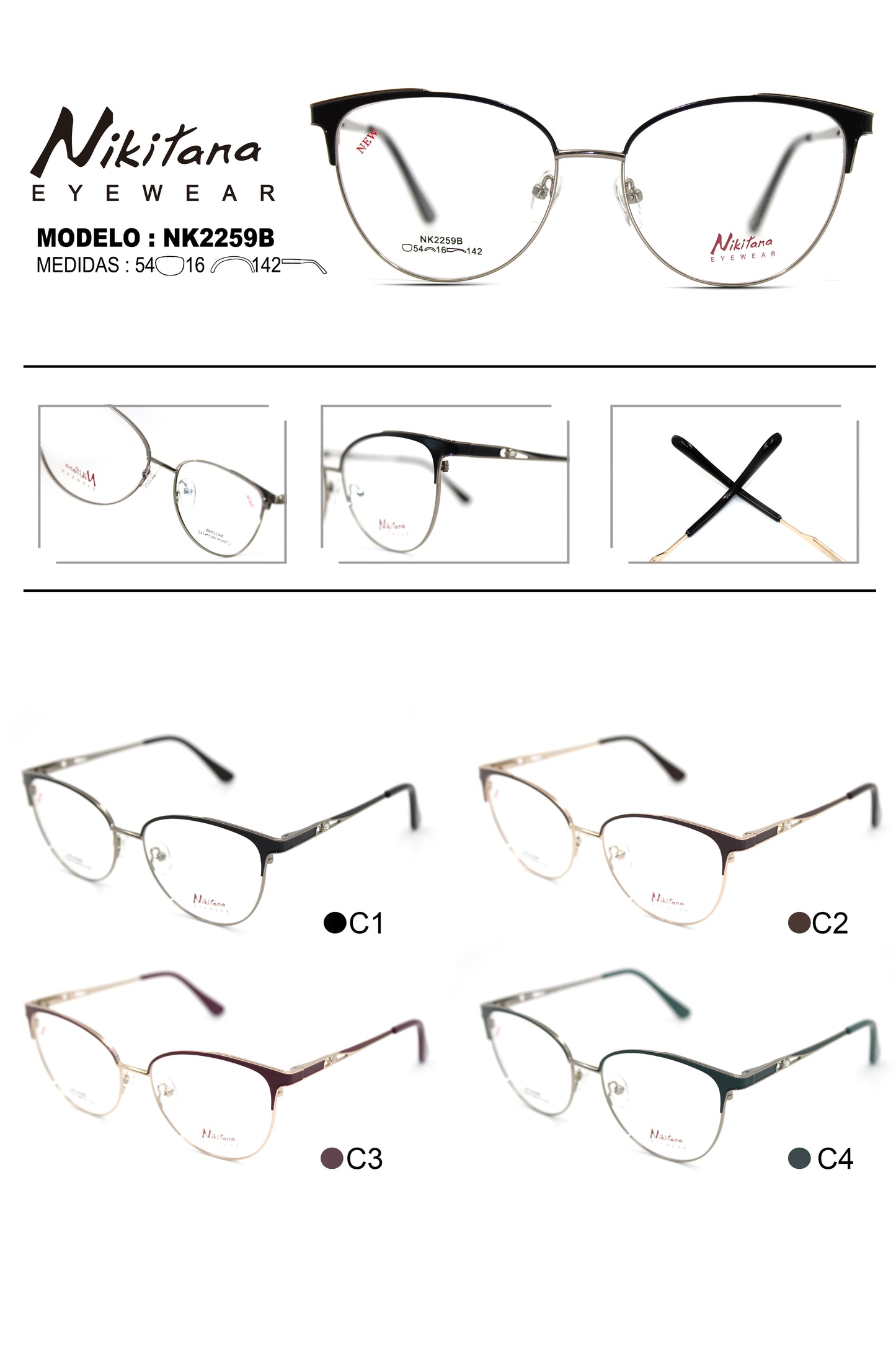 NIKITANA METAL NK2259B